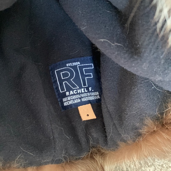 RF Rachel F. Recycled Fur hat Size M - Picture 4 of 4
